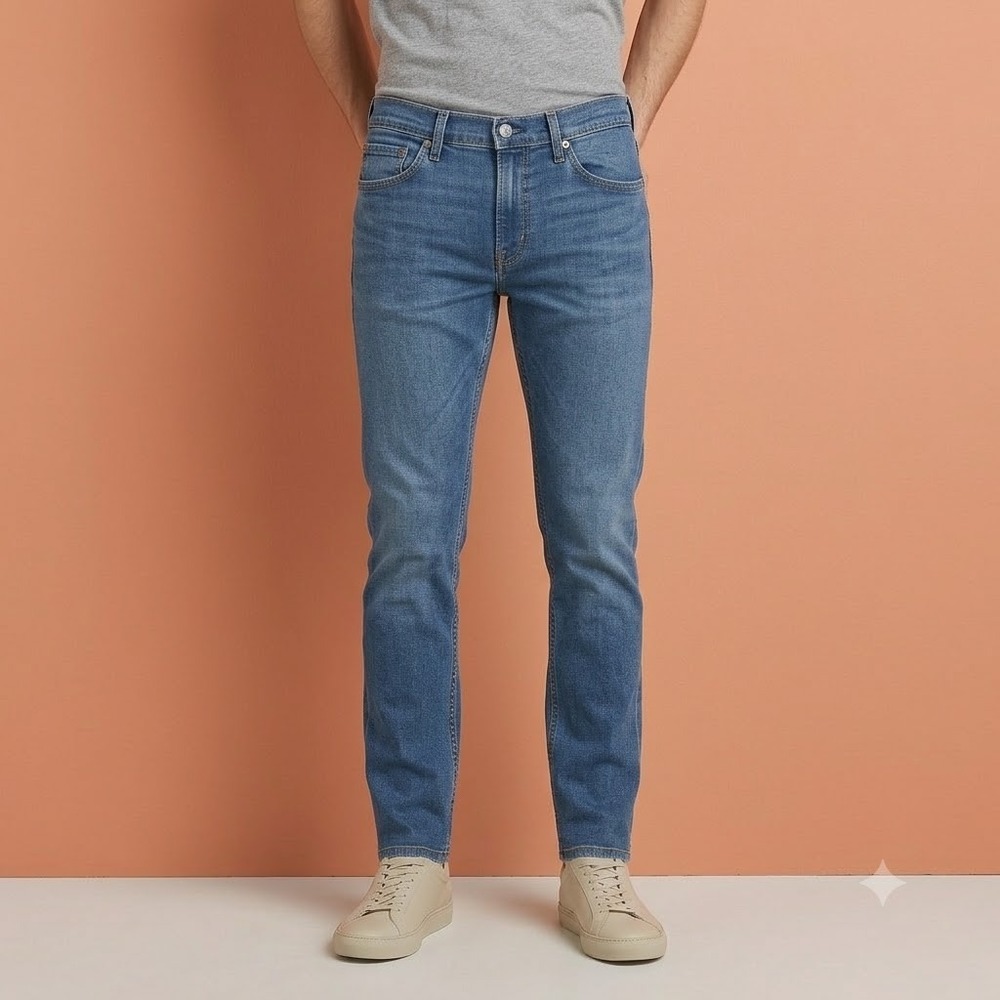 Levi's 511 Slim Fit Performance Jeans Men's W30 L30 Blue Stretch Denim EUC